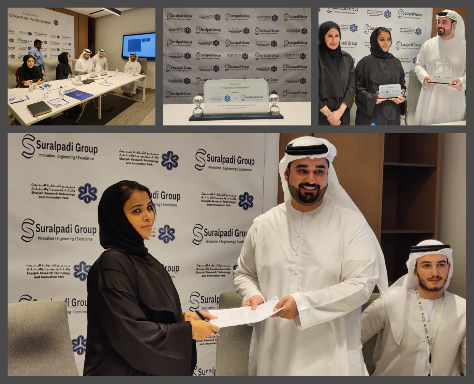Suralpadi Group and Sharjah Research Technology and Innovation Park (SRTIP) announced a Strategic Partnership